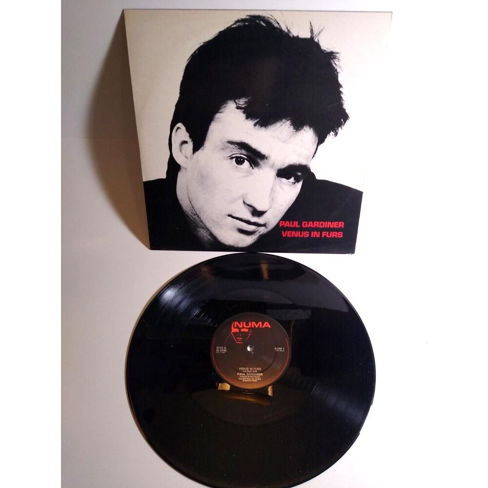 Paul Gardiner Venus In Furs Vinyl 12" Record Gary Numan Bass Player Darkwave